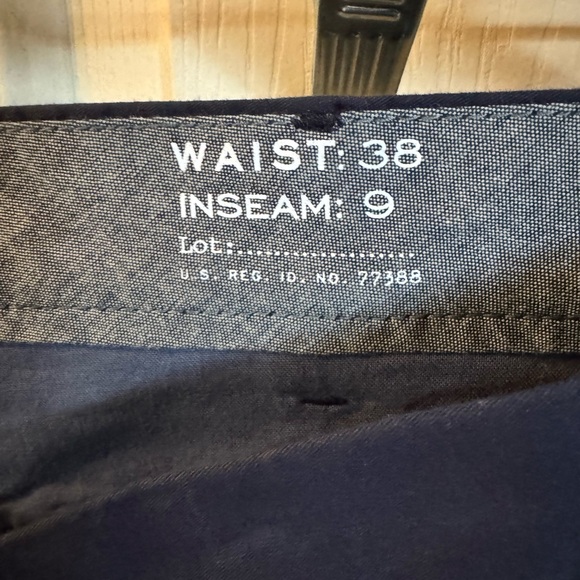 Mens Dark Blue J Crew Shorts 9 inch inseam size 38 - Picture 4 of 6